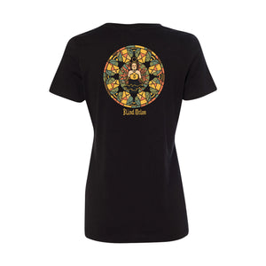 Stained Glass Bee Girl Women's Shirt